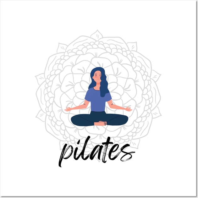 Pilates is my joy, Keep Calm & Pilates T-shirt Coffee Mug Apparel Hoodie Sticker Gift Wall Art by FashnDesign